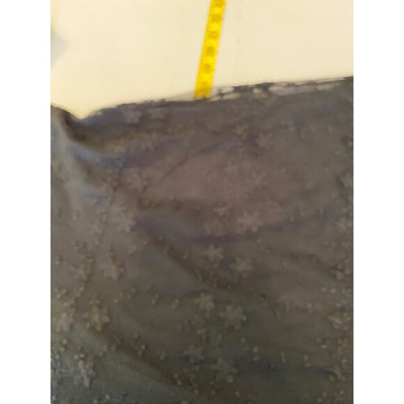 Embroidered Black Lace Shift Dress Floral Pattern Medium - Picture 11 of 12